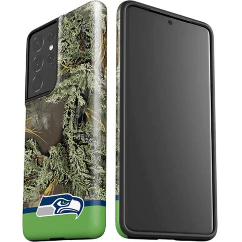 NFL Realtree Camo Seattle Seahawks Galaxy S21 Ultra 5G Pro Case