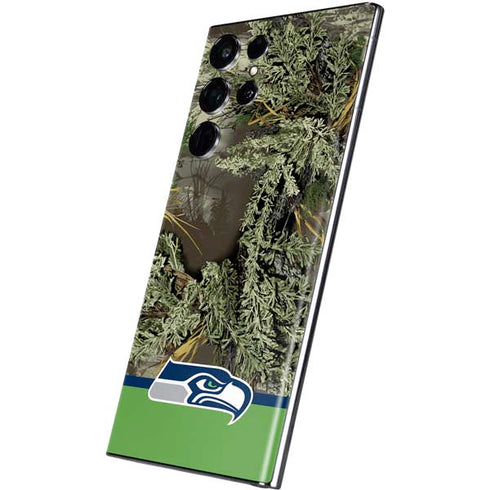 NFL Realtree Camo Seattle Seahawks Galaxy S22 Ultra Skin