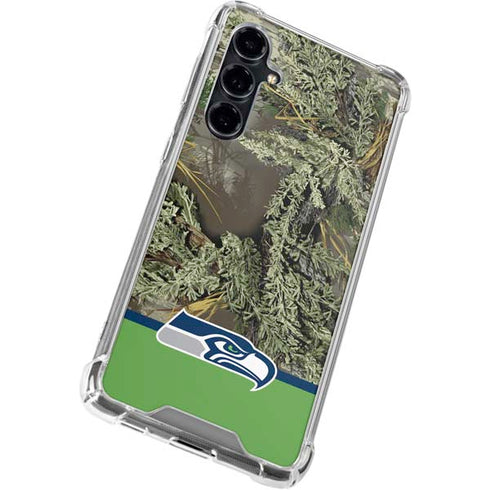 NFL Realtree Camo Seattle Seahawks Galaxy S23 FE Clear Case