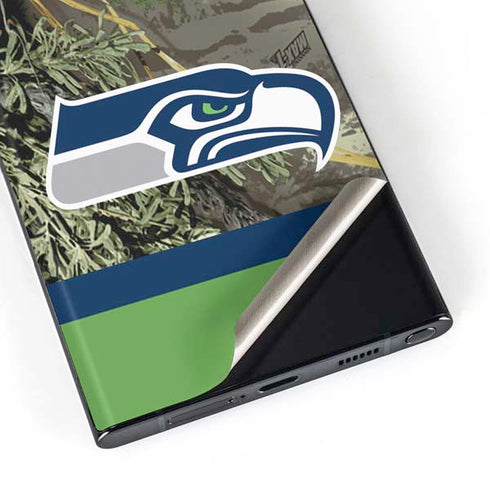 NFL Realtree Camo Seattle Seahawks Galaxy S23 Ultra Skin