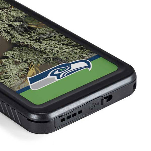 NFL Realtree Camo Seattle Seahawks Galaxy S23 Waterproof Case
