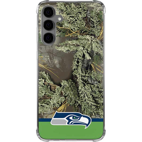 NFL Realtree Camo Seattle Seahawks Galaxy S24 Plus Clear Case