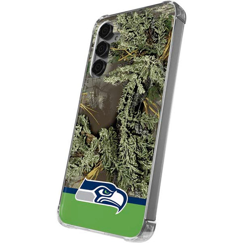 NFL Realtree Camo Seattle Seahawks Galaxy S24 Plus Clear Case