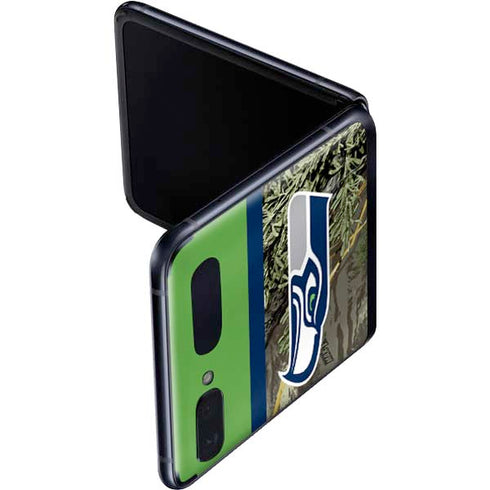 NFL Realtree Camo Seattle Seahawks Galaxy Z Flip Skin