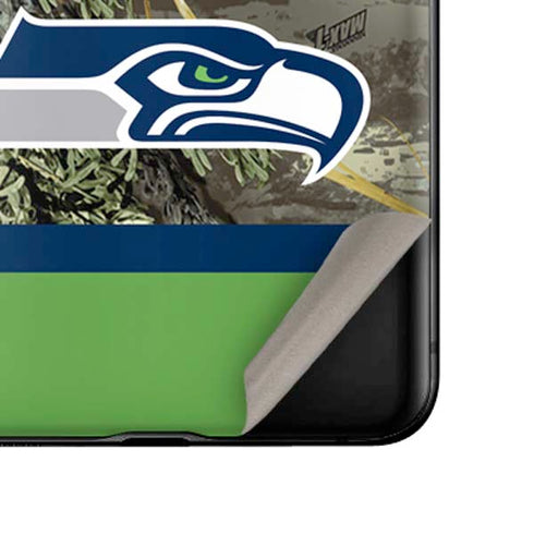 NFL Realtree Camo Seattle Seahawks Galaxy Z Flip Skin