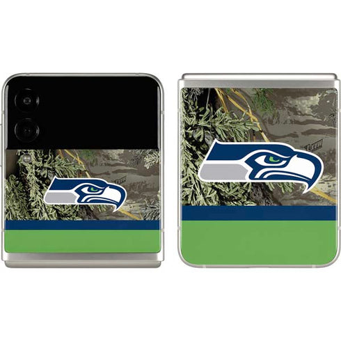 NFL Realtree Camo Seattle Seahawks Galaxy Z Flip3 5G Skin