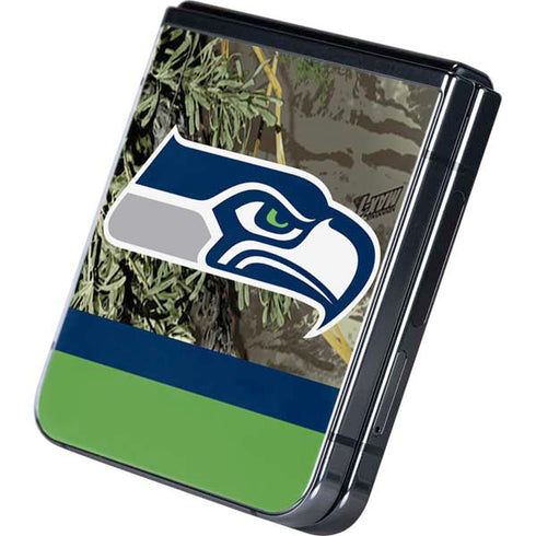 NFL Realtree Camo Seattle Seahawks Galaxy Z Flip5 5G Skin