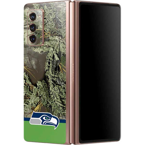 NFL Realtree Camo Seattle Seahawks Galaxy Z Fold2 5G Skin
