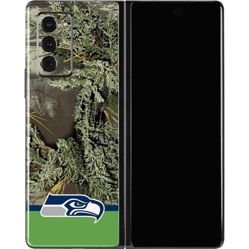 NFL Realtree Camo Seattle Seahawks Galaxy Z Fold2 5G Skin