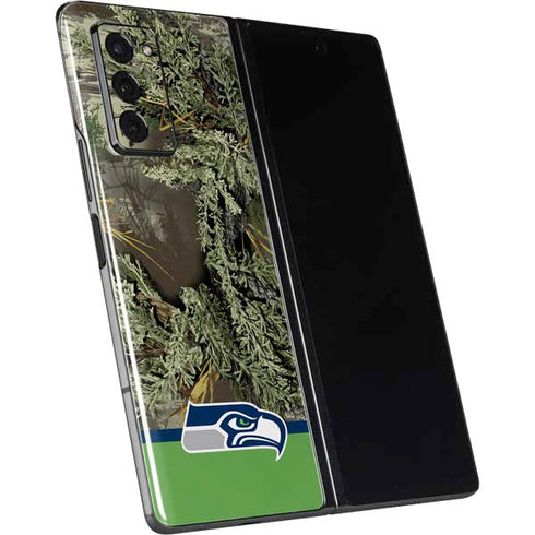 NFL Realtree Camo Seattle Seahawks Galaxy Z Fold2 5G Skin