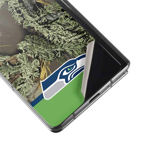 NFL Realtree Camo Seattle Seahawks Galaxy Z Fold2 5G Skin