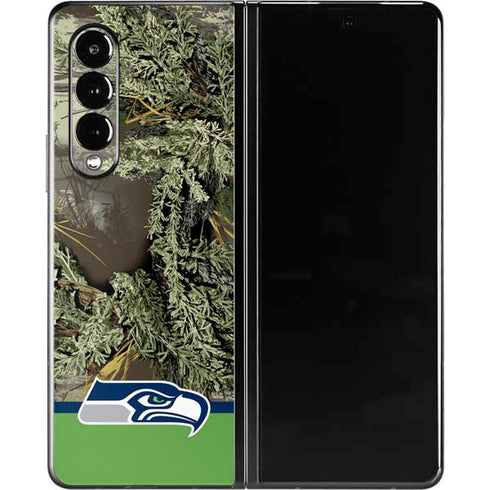 NFL Realtree Camo Seattle Seahawks Galaxy Z Fold3 5G Skin