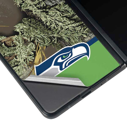 NFL Realtree Camo Seattle Seahawks Galaxy Z Fold3 5G Skin