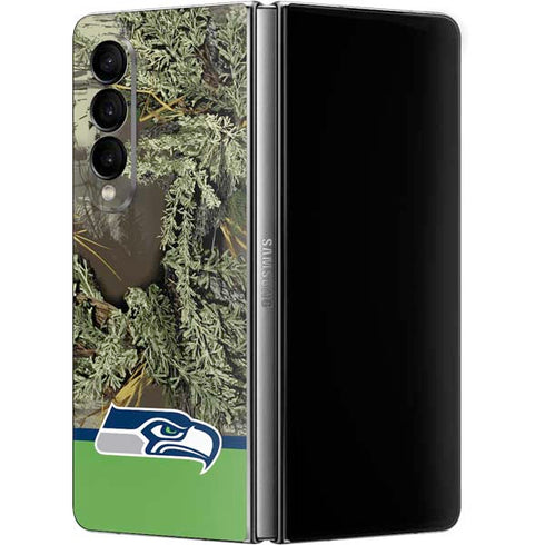 NFL Realtree Camo Seattle Seahawks Galaxy Z Fold4 5G Skin