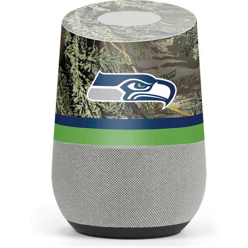 NFL Realtree Camo Seattle Seahawks Google Home Skin