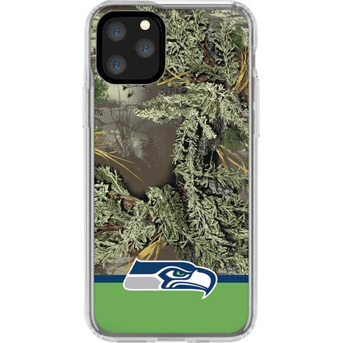 NFL Realtree Camo Seattle Seahawks iPhone 11 Pro Clear Case