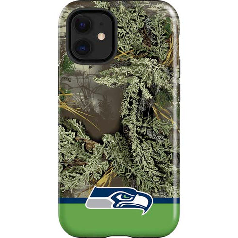 NFL Realtree Camo Seattle Seahawks iPhone 12 Mini Impact Case