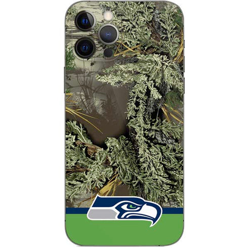 NFL Realtree Camo Seattle Seahawks iPhone 12 Pro Skin