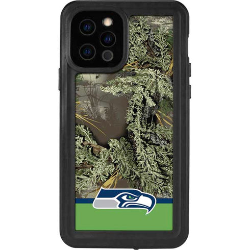 NFL Realtree Camo Seattle Seahawks iPhone 12 Pro Waterproof Case