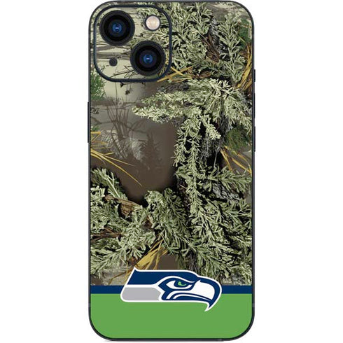 NFL Realtree Camo Seattle Seahawks iPhone 13 Mini Skin