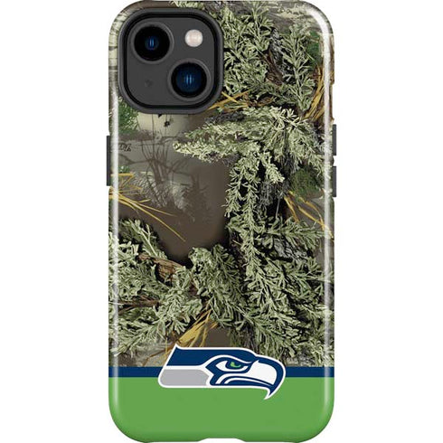 NFL Realtree Camo Seattle Seahawks iPhone 15 Plus Impact Case