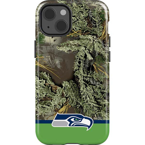 NFL Realtree Camo Seattle Seahawks iPhone 15 Impact Case