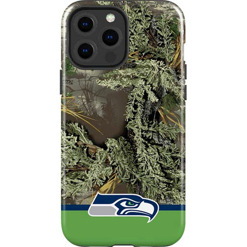 NFL Realtree Camo Seattle Seahawks iPhone 15 Pro Max Impact Case