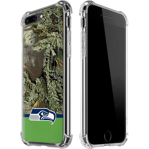 NFL Realtree Camo Seattle Seahawks iPhone 7/8 Plus Clear Case