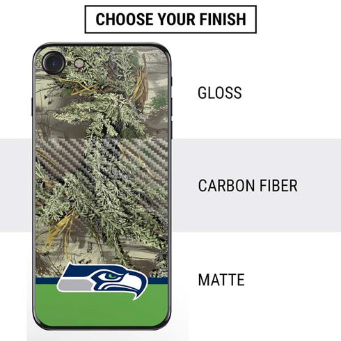 NFL Realtree Camo Seattle Seahawks iPhone SE (2nd & 3rd Gen) Skin