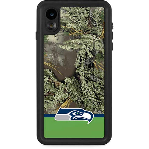 NFL Realtree Camo Seattle Seahawks iPhone XR Waterproof Case
