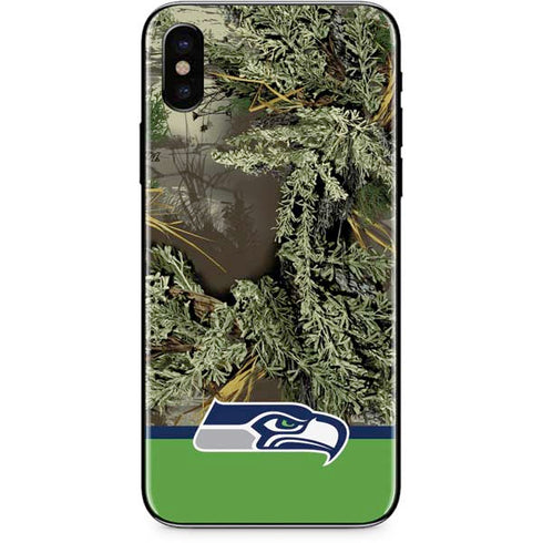 NFL Realtree Camo Seattle Seahawks iPhone XS Max Skin