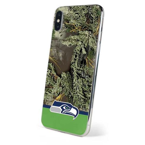 NFL Realtree Camo Seattle Seahawks iPhone XS Skin