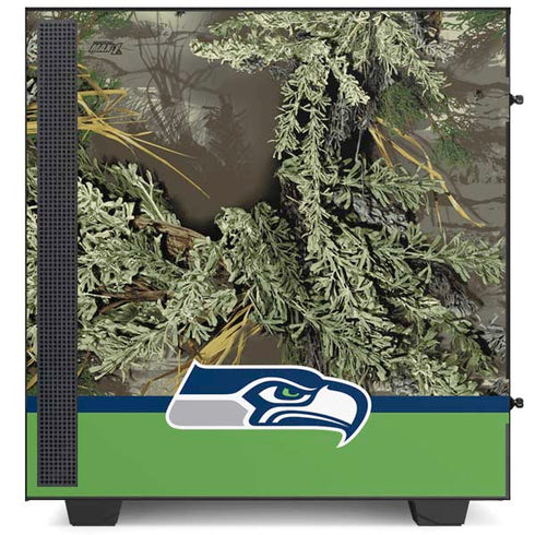 NFL Realtree Camo Seattle Seahawks NZXT H510 Compact ATX Mid-Tower Case Skin