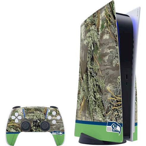 NFL Realtree Camo Seattle Seahawks PS5 Bundle Skin