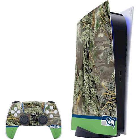 NFL Realtree Camo Seattle Seahawks PS5 Digital Edition Bundle Skin