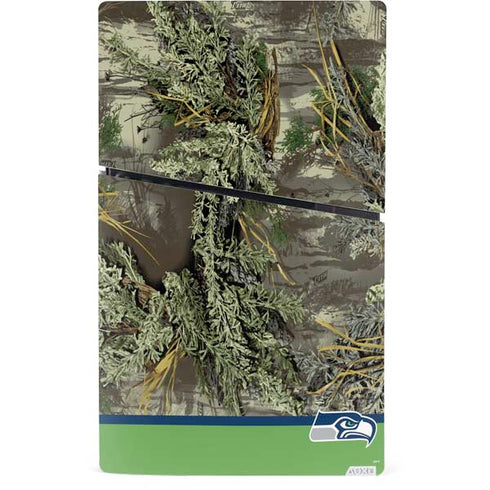 NFL Realtree Camo Seattle Seahawks PS5 Slim Digital Edition Bundle Skin