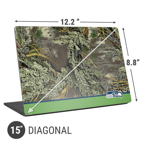 NFL Realtree Camo Seattle Seahawks Universal Laptop 15in (12.2 x 8.8in) Skin