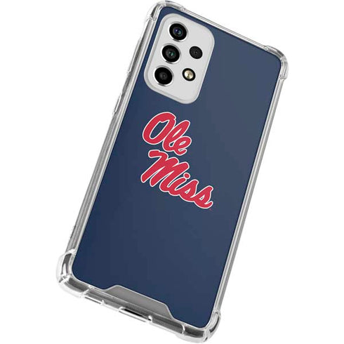 University of Mississippi Rebels Ole Miss Galaxy A53 5G Clear Case