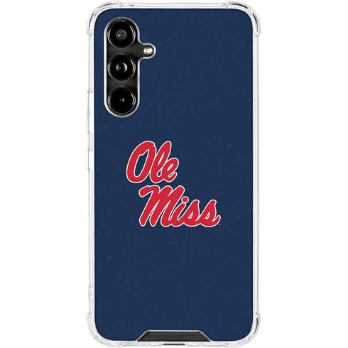 University of Mississippi Rebels Ole Miss Galaxy A54 5G Clear Case