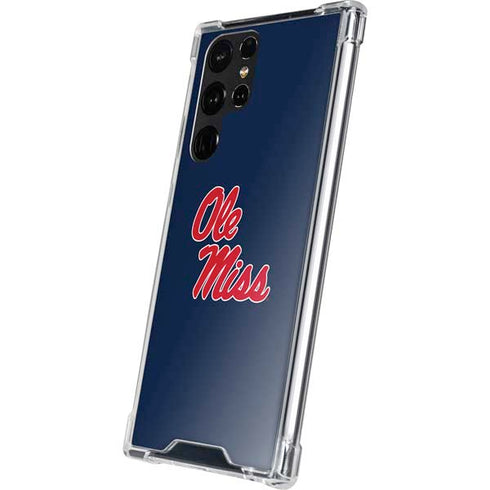 University of Mississippi Rebels Ole Miss Galaxy S22 Ultra Clear Case
