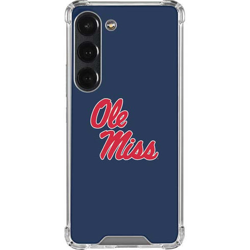 University of Mississippi Rebels Ole Miss Galaxy S23 Clear Case