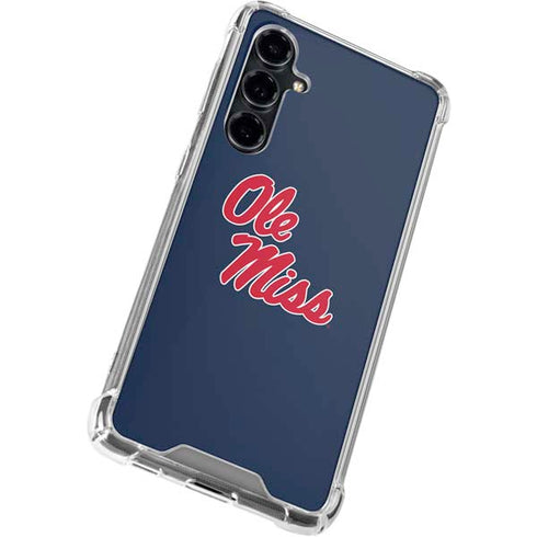 University of Mississippi Rebels Ole Miss Galaxy S23 FE Clear Case