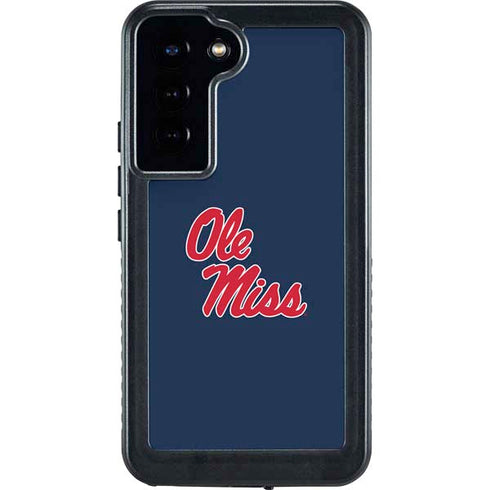 University of Mississippi Rebels Ole Miss Galaxy S23 Plus Waterproof Case