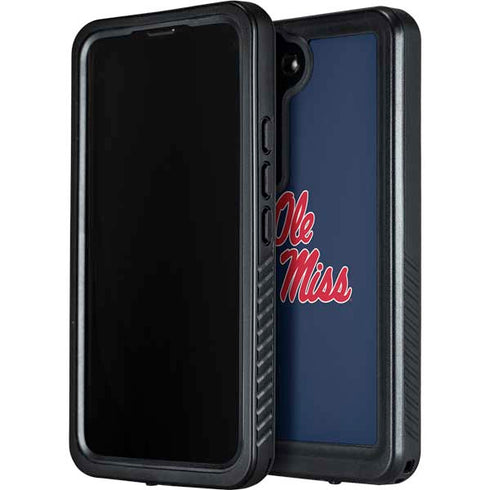 University of Mississippi Rebels Ole Miss Galaxy S23 Plus Waterproof Case