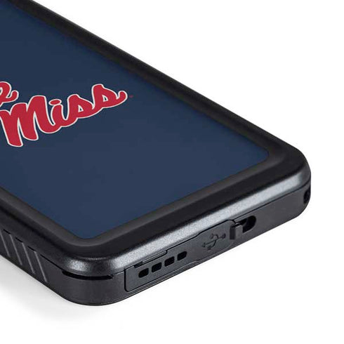 University of Mississippi Rebels Ole Miss Galaxy S23 Plus Waterproof Case