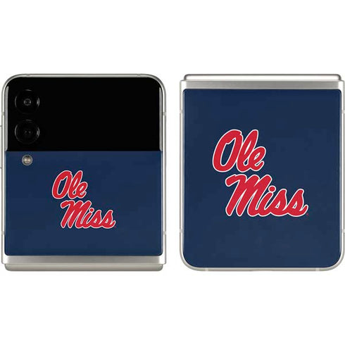 University of Mississippi Rebels Ole Miss Galaxy Z Flip3 5G Skin
