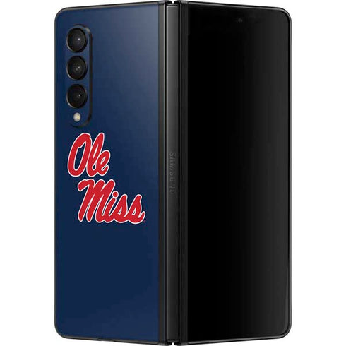 University of Mississippi Rebels Ole Miss Galaxy Z Fold3 5G Skin