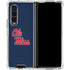 University of Mississippi Rebels Ole Miss Galaxy Z Fold4 5G Clear Case