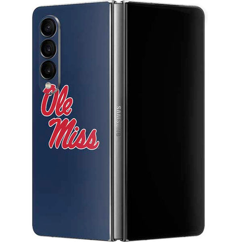 University of Mississippi Rebels Ole Miss Galaxy Z Fold4 5G Skin