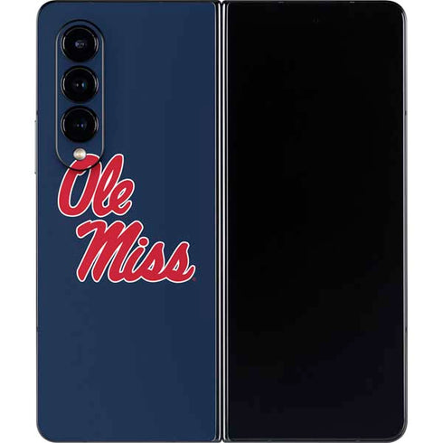 University of Mississippi Rebels Ole Miss Galaxy Z Fold4 5G Skin